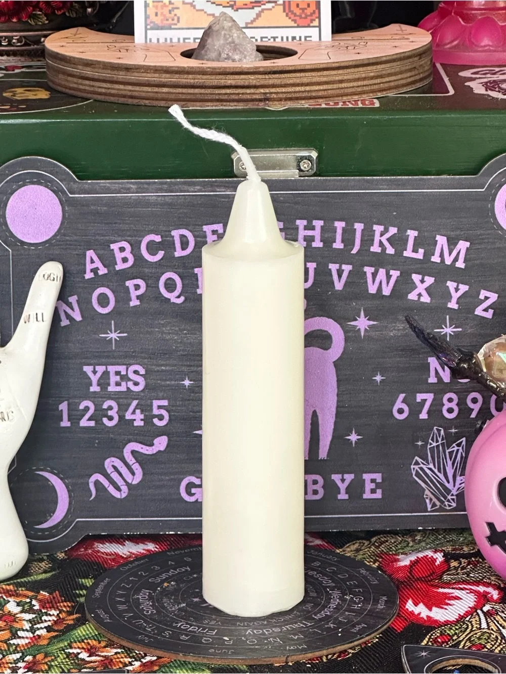 White Jumbo Spell Candle